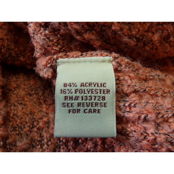 NWT MUDD Women's XL Cowl Neck Sweater Long Sleeve Desert Flower Pink Stretchy - Picture 5 of 6